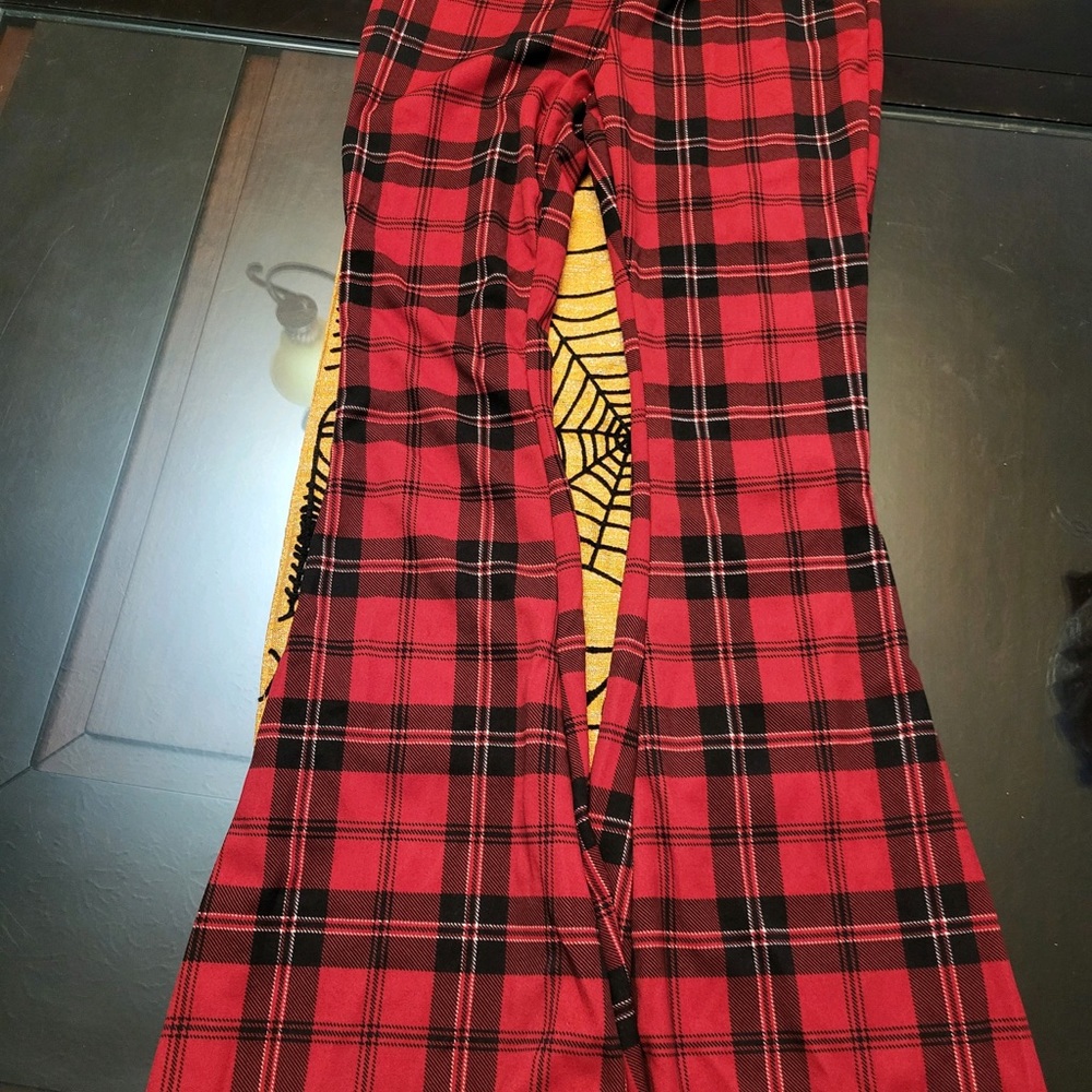 Red Plaid Pants